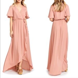 NWT SMYM Sophia Wrap Dress Rustic Mauve